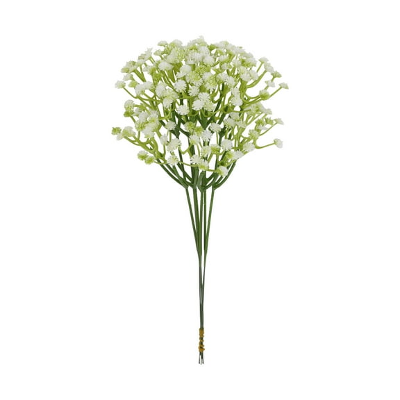 Lilixerw 6 Bunches Artificial Baby Breath Flowers,Fake Gypsophila for Indoor Outdoor Wedding Bridal Bouquet,for Home Garden Party Wreath Table Arrangement Decoration Pot Planter Filler