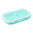thumbnail image 1 of Lilixerw 800ml Silicone Lunch Box Bento Box,Collapsible Folding Food Storage Container with Lids,Kitchen Microwave Freezer and Dishwasher Safe, 1 of 5