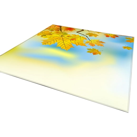 Lilixerw Area Rug Autumn Leaves Tree Runner Floor Rug,Entry Rug Fall Leaf Thanksgiving Non-Slip Washable Indoor Door Mat Carpet,for Bedroom Kitchen Entryway Laundry Living Home Decor