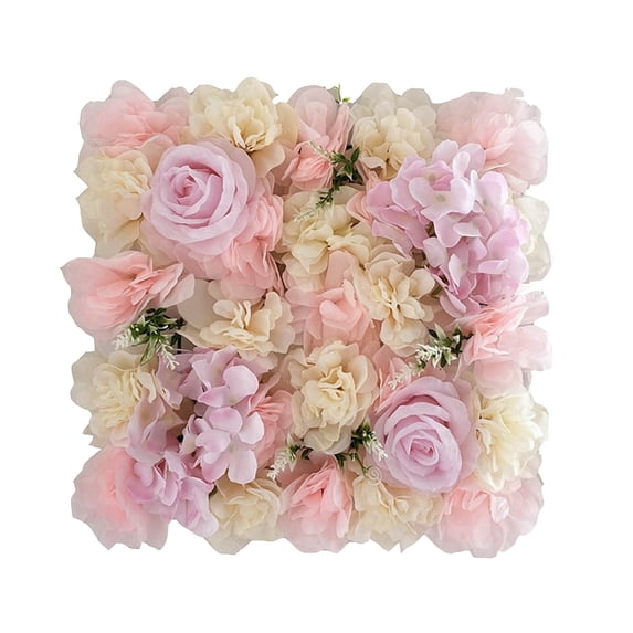 Lilixerw Artificial Flower Wall Panels,Rose Artificial Flower Wall Backdrop for Flower Wall Decor, Wedding,Party,Baby Bridal Shower Backdrop Decoration