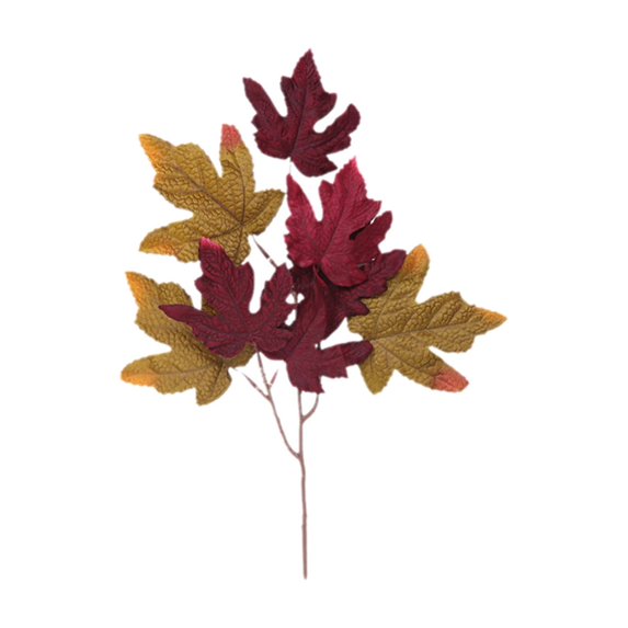 Lilixerw Artificial Maple Leaves Branches Faux Fall Fake Autumn Leaves,for Thanksgiving Table Centerpieces Decoration