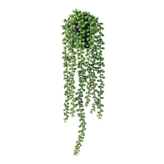 Lilixerw Artificial Plant Succulent Plants,Hanging String Pearls Plant Fake Lover Tears Plants