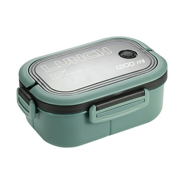 Lilixerw Bento Box Adult Lunch Box with Compartments,Stackable Japanese Bento Lunchbox,Rectangle Lunchable Food Container,Leak-Proof & Microwave/Dishwasher Safe