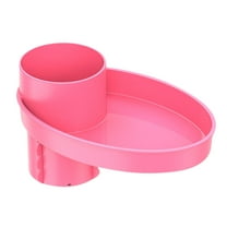 Lilixerw Car Seat Snack Tray,Car Seat Cup Holder Food Tray with Expandable Base for Most Car Seats