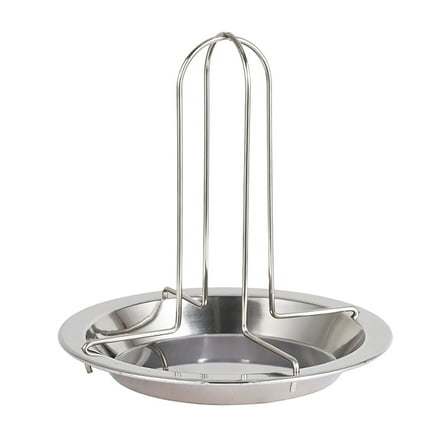 Lilixerw Chicken Roaster Rack,Stainless Steel Beer Can Chicken Holder,Vertical Roaster Rack Chicken Roasting Rack Roasting Pan,for Grill Oven BBQ