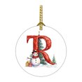 thumbnail image 1 of Lilixerw Christmas 26 Letters Ornaments,Personalized Round Initial Sign Hanging Acrylic Car Pendant for Party Home Christmas Decoration(R), 1 of 6