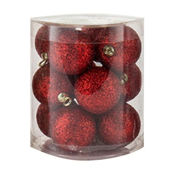 Lilixerw Clearance Christmas Ball Ornament Set,12 Pieces Christmas Tree Ornaments Shatterproof Christmas Balls for Christmas Tree Pendants Home Decoration Gifts