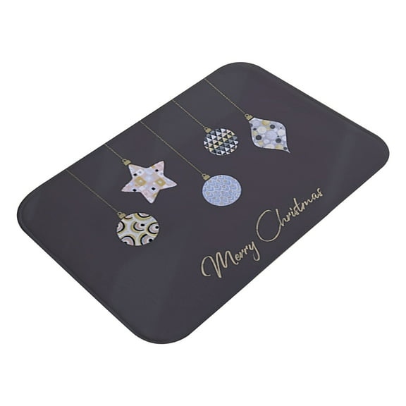 Lilixerw Christmas Kitchen Rugs Set of 2,Kitchen Floor Mats Non-Slip Backing Kitchen Mat Xmas Washable Doormat Runner Rug for Home,2024 New Christmas Decoration