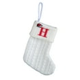 thumbnail image 1 of Lilixerw Christmas Stockings with Initials,Small Embroidered Letter Knit Christmas Stocking,for Family Holiday Decorations and Xmas Gift(H),2024 New Christmas Decoration, 1 of 5