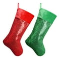 thumbnail image 1 of Lilixerw Christmas Stockings,Sublimation Flip Sequins Socks,Large Xmas Hanging Stocking,for Christmas Fireplace Holiday Decorations, 1 of 5