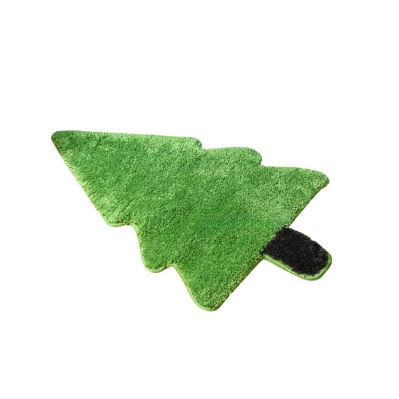 Lilixerw Clearance Christmas Tree Bathroom Rugs,Green Rug,Absorbent Washable Bath Mat,Shower Non-Slip,Soft Thick Durable Bathtub Carpet,for Living Room