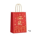thumbnail image 1 of Lilixerw Christmas Tree Gift Bag,Reusable Christmas Paper Bags with Handles for Holiday Party, 1 of 6