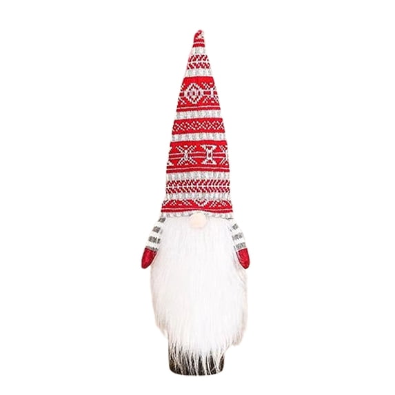 Lilixerw Christmas Wine Bottle Covers,Handmade Gnomes Wine Bottle Toppers Decorative,for Xmas Party Decorations