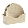 thumbnail image 1 of Lilixerw Creatives Shells Smalls Plates,Dessert Plates Appetizer Plates Set of 5.9 inch Wheat Straw Plates Small Plates for Kitchen Plates,Small Size,Multi-color, 1 of 6