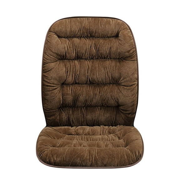Lilixerw Cushioned Car Seat Cover,Warm Short Seat Cushion for Front Rear Pad,Soft Seat Protector for Winter,Women Men Accessories Decor for Car,Truck,19.7 x 18.5 x 22 inch