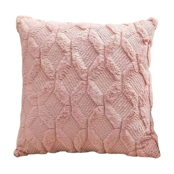 Lilixerw Decorative Pillow Covers Throw Pillow Cushion Fluffy Throw Pillow Covers for Bed Couch Sofa Living Room Soft Plush Cushion Cases,17.7 x 17.7 inch