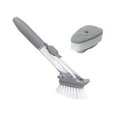 thumbnail image 1 of Lilixerw Dish Brush with Soap Dispenser Dish Scrubber,with Handle,for Dishes/Pans/Pots/Sink,with One Sponge Head, 1 of 9