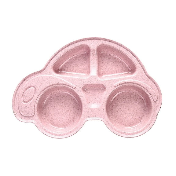 Lilixerw Divided Toddler Plates,Portable Non Slip Suction Feeding Plates,Microwave & Dishwasher Safe,for Children Babies and Kids