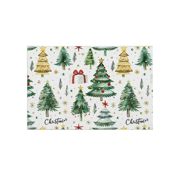 Lilixerw Door Mat Indoor Doormat,Front Back Door Mats,Non Slip Entrance Rugs Rubber Backing,for Entryway Absorbent Resist Dirt Christmas Floor Mats