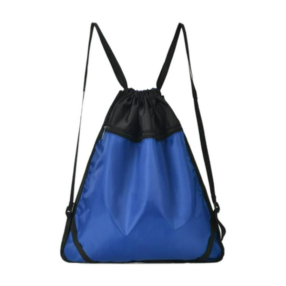 Lilixerw Drawstring Gym Bag for Men,Waterproof Drawstring Backpack for Women,Swim Bag with Shoes Compartment,Pull String Sport Bag for Soccer and Basketball