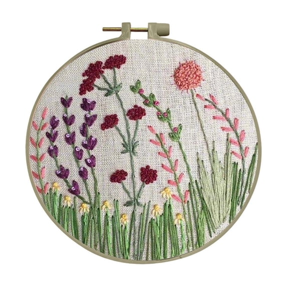 Lilixerw Embroidery Starter Kit,Hand-made Cross Stitch Kit for Beginners