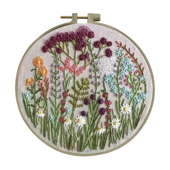 Lilixerw Embroidery Starter Kit,Hand-made Cross Stitch Kit for Beginners
