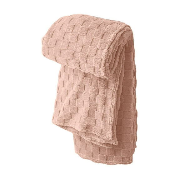 Lilixerw Fleece Throw Blanket for Couch,Soft and Warm Lightweight Breathable Cute Checkered Blankets for Women,Machine Washable Blanket For All Season,39.3 x 27.5 inch