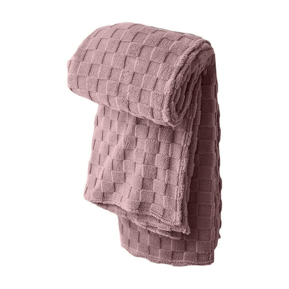 Lilixerw Fleece Throw Blanket for Couch,Soft and Warm Lightweight Breathable Cute Checkered Blankets for Women,Machine Washable Blanket For All Season,39.3 x 27.5 inch