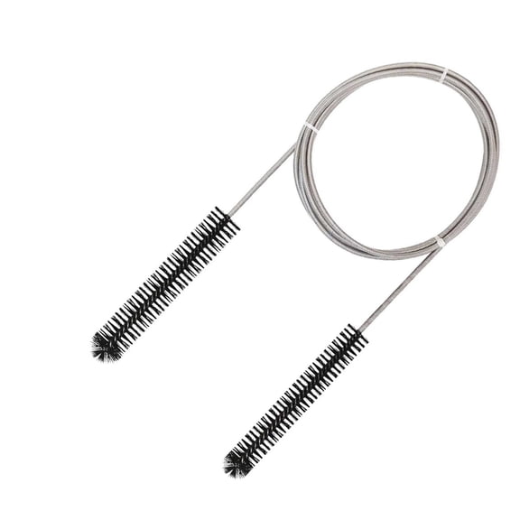 Lilixerw Flexible Drain Brush,Cleaner Double Ended Elastic Hose Pipe 78.74-inch ,Multifunctional Pipe Cleaning Brush,for Aquarium Water Filter Pipe Air Tube Fish Tank Tub Sinks Glass Vase