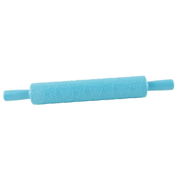 Lilixerw Fondant Embossed Rolling Pin Non-stick DIY Cake Baking Roller Baking Tools