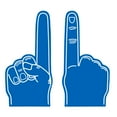 thumbnail image 1 of Giant Foam Finger,Universal Foam Hand for All Occasions,Cheerleading for Sports,Exciting Vibrant Colors Use as Celebration,Great for Sports Events Games School Business, 1 of 5