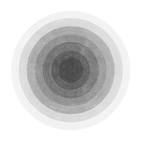 Lilixerw Gradient Color Rugs Circle Rugs for Living Room Bedroom Room Fluffy Area Rug Round Rug,15.7 x 15.7 inch