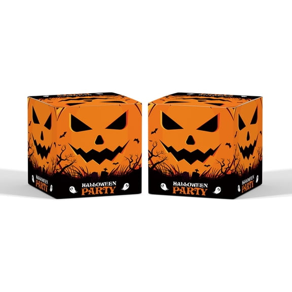 Lilixerw Clearance Halloween Candy Treat Box Set,6pcs Treat Goodie Boxes,Halloween Party Favors Boxes,Halloween Cardboard Funny Boxes,for Candy Snacks Cookie Halloween Party Supplies Kids Birthday