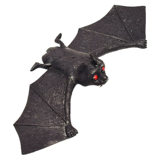Lilixerw Clearance Halloween Hanging Bats Decorations,Creepy Flying Bats Decor,Realistic Looking Spooky Bats,for Halloween Party Supplies Prank Toy Haunted House Decoration