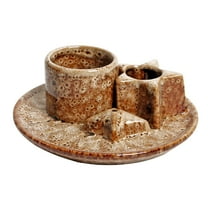 Lilixerw Incense Holder,Icense Burner for Burning Sage Smudge,Candle Incense Bowl,Ceramic Ash Catcher Tray,for Meditation Zen Decor