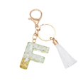 thumbnail image 1 of Lilixerw Initial Letter Keychains with White Tassel,Cute Key Chains,Letter Keychain,for Key Handbag Backpack, 1 of 3