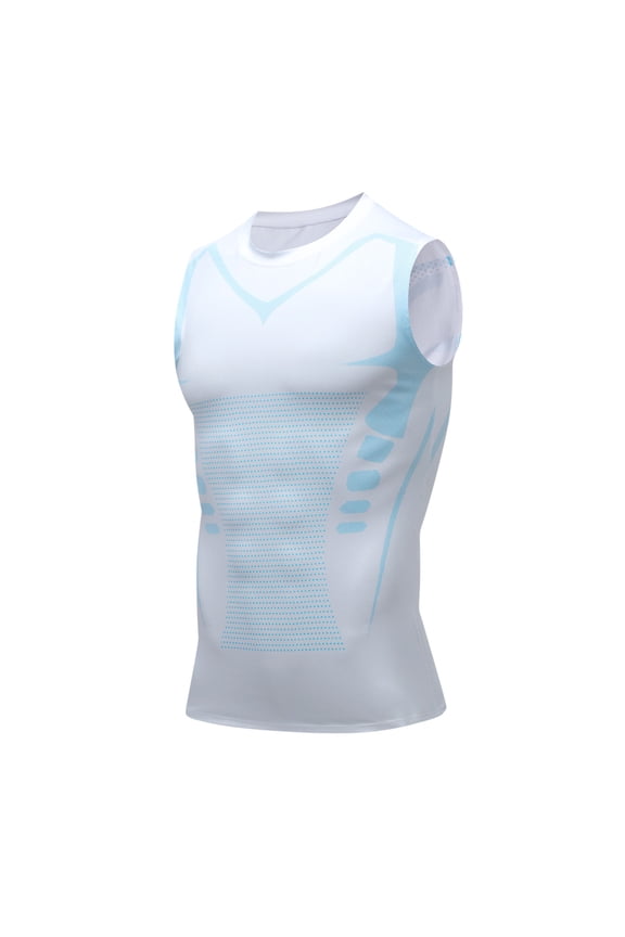 Ionic Shaping Vest,Compression Shirts Slimming Body Shaper Ionic Vest for Men(XL)