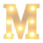 Lilixerw LED Marquee Letter Lights Sign,Light Up Alphabet Letter,for Home Party Wedding Decoration(M)
