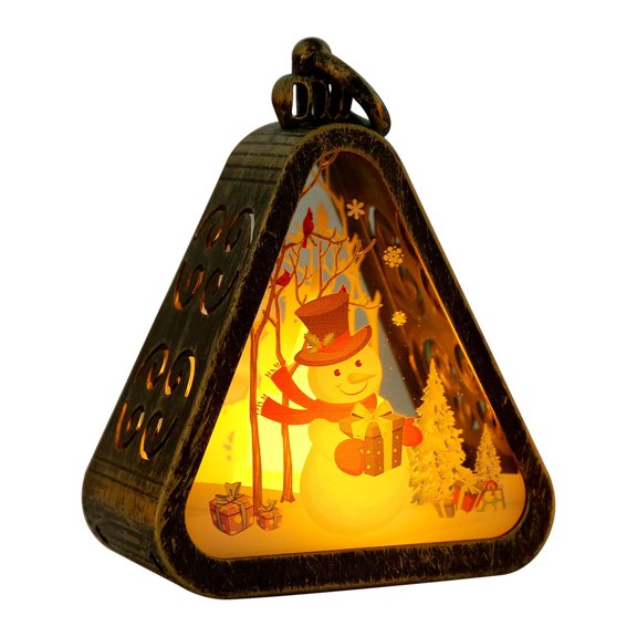 Lilixerw LED Retro Candle Handheld Wind Light,Christmas Decorations,Store Window Decorations,Christmas Tree hangings,Creative Gifts Props