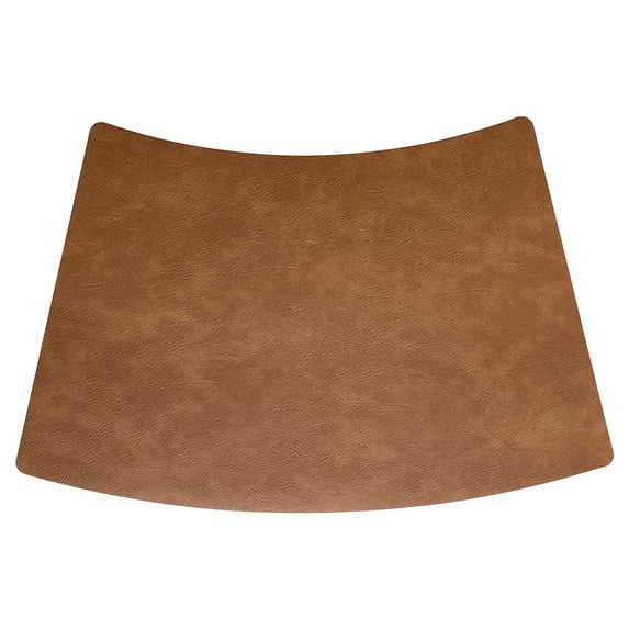 Lilixerw Clearance Leather Round Table Washable Placemats,Thick Faux Leather Heat Resistant Wedge Table Placemat,Waterproof Non-Slip Easy to Clean Place Mat,for Kitchen Coffee Dining Room Table