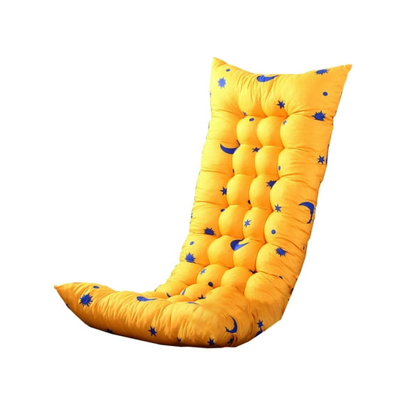 Lilixerw Lounge Cushion,49.2 x 18.9 x 3.1 inch Lounger Chair Cushion Indoor Outdoor Patio Pad Replacement Rocking Mat for Furniture Sofa Non Slip Moon Star Thick High Back Chair Pads