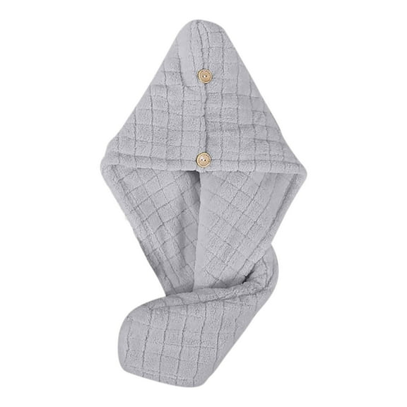 Lilixerw Microfiber Hair Drying Towels Head wrap with Shower Cap hairWrap Bath Cap for Curly Long & Wet Hair Gift for Women,25.6 x 9.8 inch