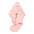 thumbnail image 1 of Lilixerw Microfiber Hair Drying Towels Head wrap with Shower Cap hairWrap Bath Cap for Curly Long & Wet Hair Gift for Women,25.6 x 9.8 inch, 1 of 6