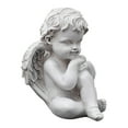 thumbnail image 1 of Lilixerw Clearance Mini Angel Statue,Resin Angle Statue,Wings Angel Decoration Figurine,for Indoor Outdoor Home Garden, 1 of 7