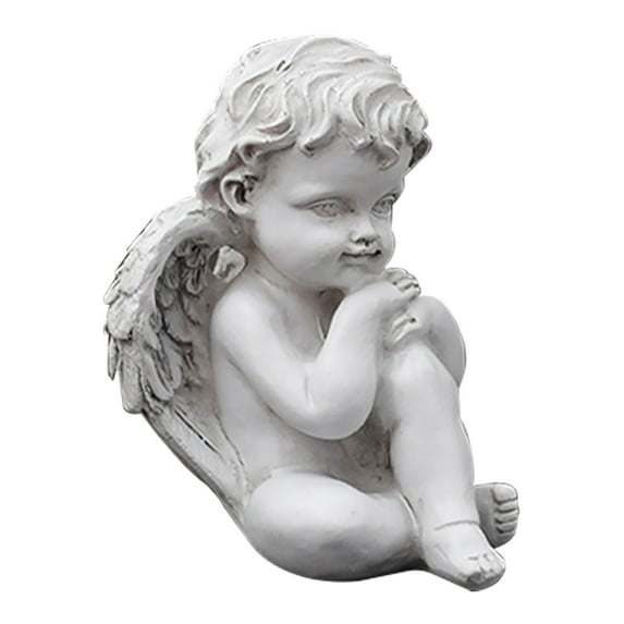 Lilixerw Clearance Mini Angel Statue,Resin Angle Statue,Wings Angel Decoration Figurine,for Indoor Outdoor Home Garden