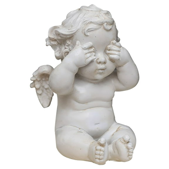 Lilixerw Clearance Mini Angel Statue,Resin Angle Statue,Wings Angel Decoration Figurine,for Indoor Outdoor Home Garden