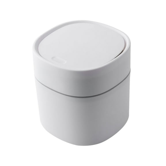 Lilixerw Mini Trash Can with Lid,Small Garbage Can,Tiny Trash Bin,Pop Up Countertop Wastebasket,Counter Garbage Lint Bin for Bathroom,Office,Kitchen,Desk,Coffee Table