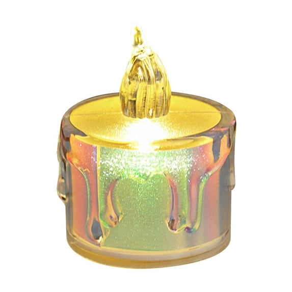 Lilixerw Mix Color LED flameless Candles,LED Pillar Candles,for Valentine's Day Wedding Birthday Bedroom Decorations