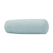 Lilixerw Neck Roll Pillowcases,Solid Color Round Cylinder Pillow Case Covers for Bedroom,Living Room,Sofa - Solid Color Neck Cervical Pillowcase Cover,23.6 x 5.9 inch