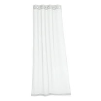Lilixerw Outdoor Sheer Curtains for Patio Waterproof,Light Filtering Voile Outside Curtains Grommet Drapes,for Front Porch Gazebo Pergola Backyard